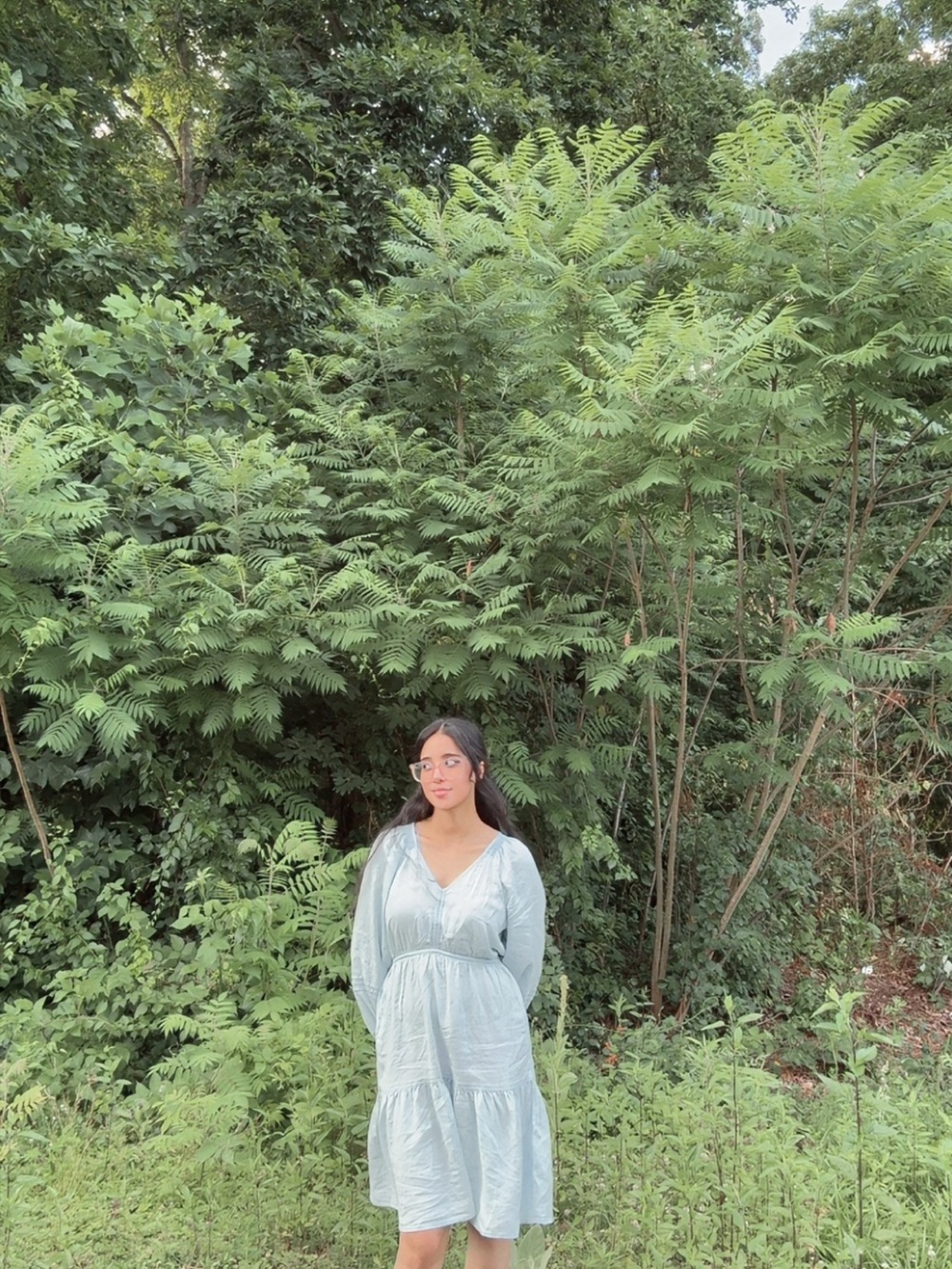 Time and Tru Light Sage Green Midi Dress